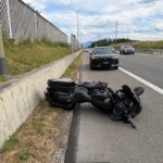 Schwerer Töff-Unfall auf A4 zwischen Knonau und Mettmenstetten
